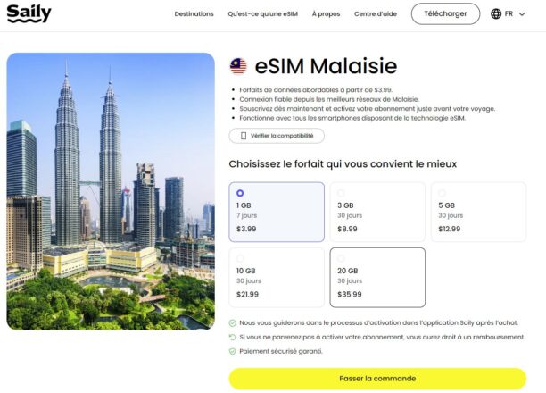 esim Saily Malaisie